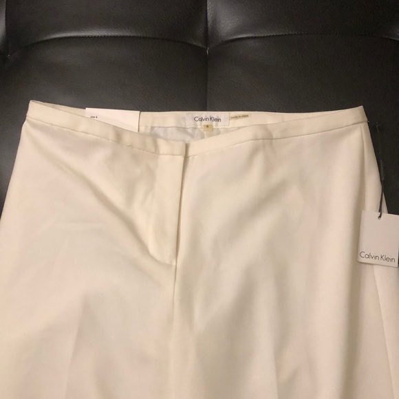 Ivory Calvin Klein Dress Pants - Picture 2 of 7